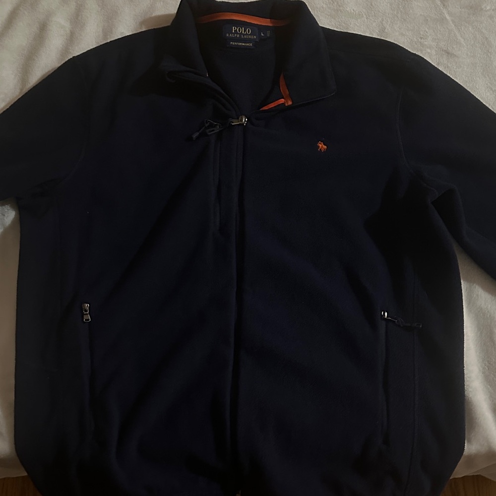 Polo by Ralph Lauren Navy Zip Up Sweater